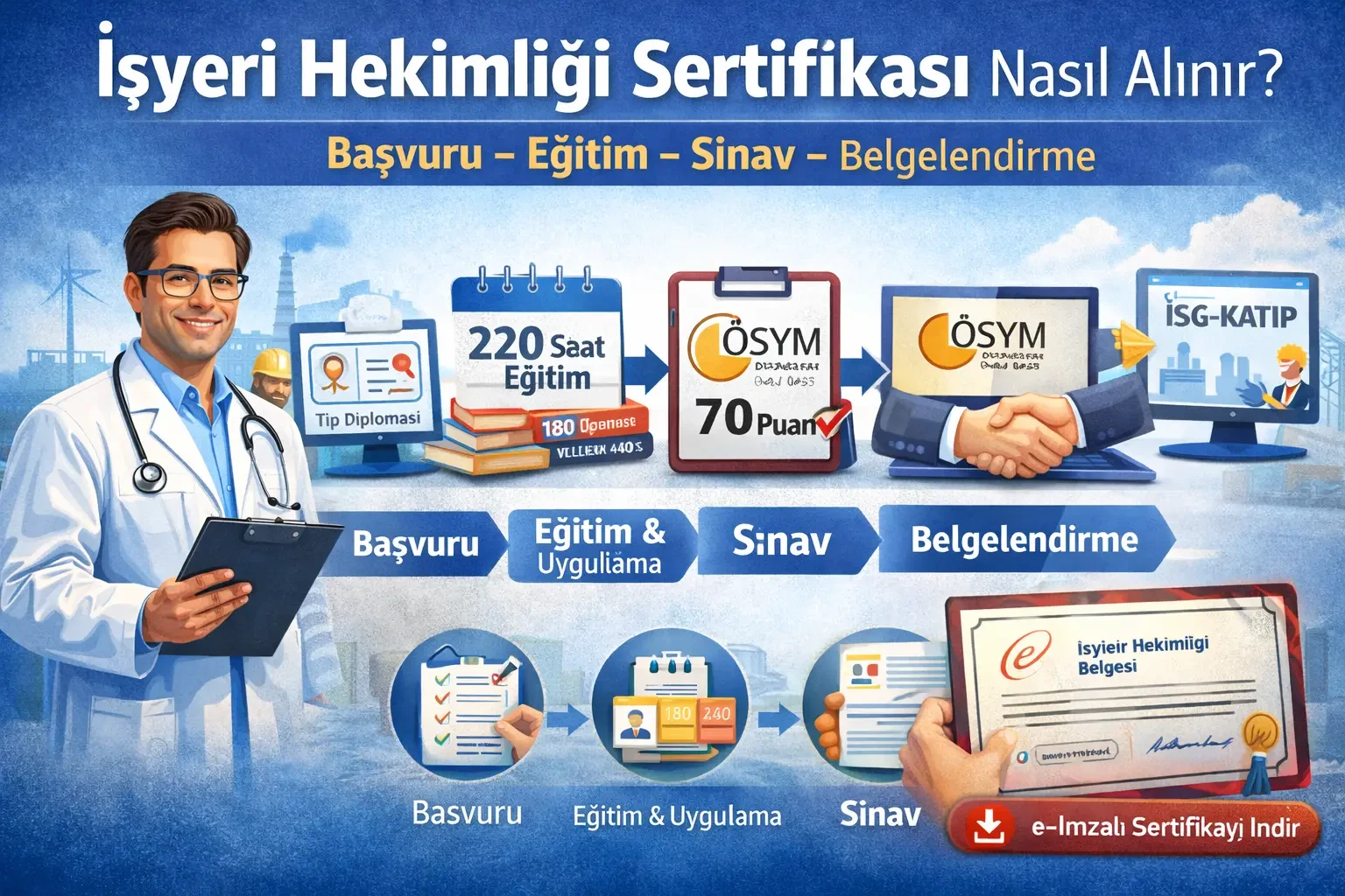 İşyeri Hekimliği Sertifikası Nasıl Alınır?